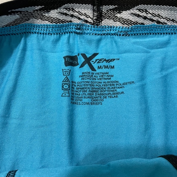 Hanes boxer briefs (light blue) - Picture 2 of 2